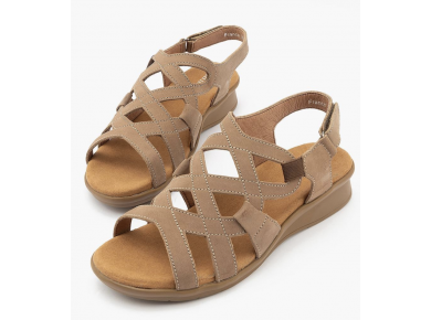 Silver Lining Franca Sandal Taupe